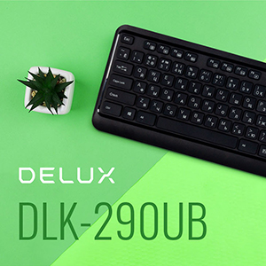 Новинка от Delux. Клавиатура DLK-290UB